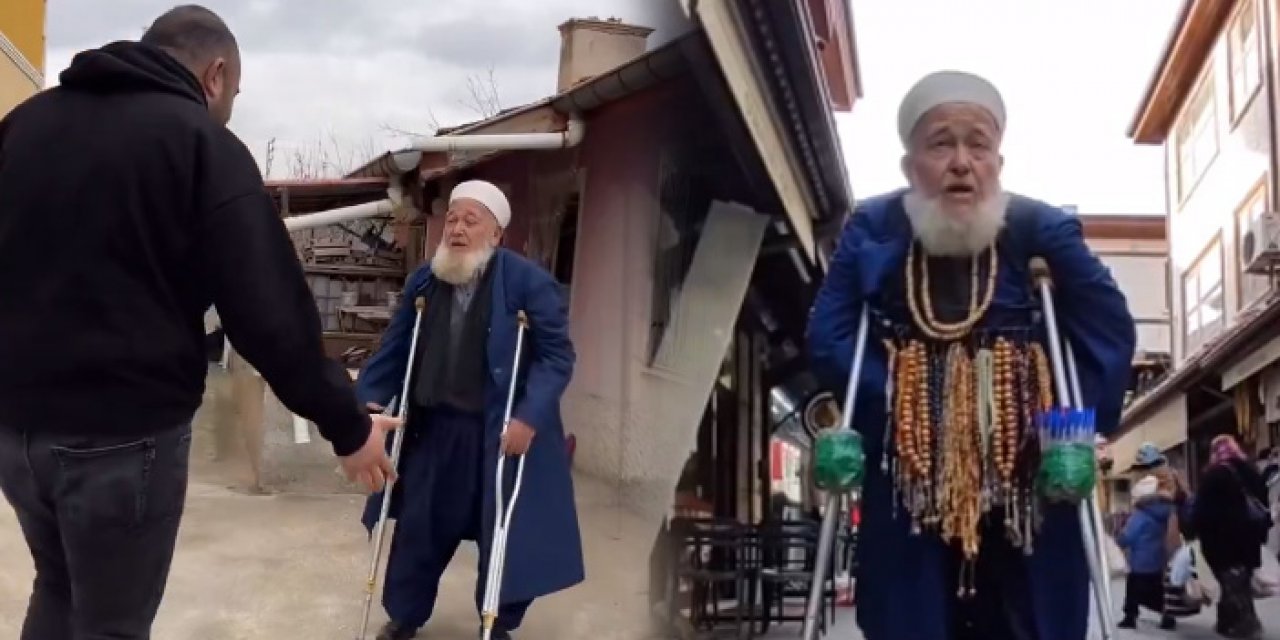 Tesbihci Mustafa Amca'ya Ankara Abisi ulaştı