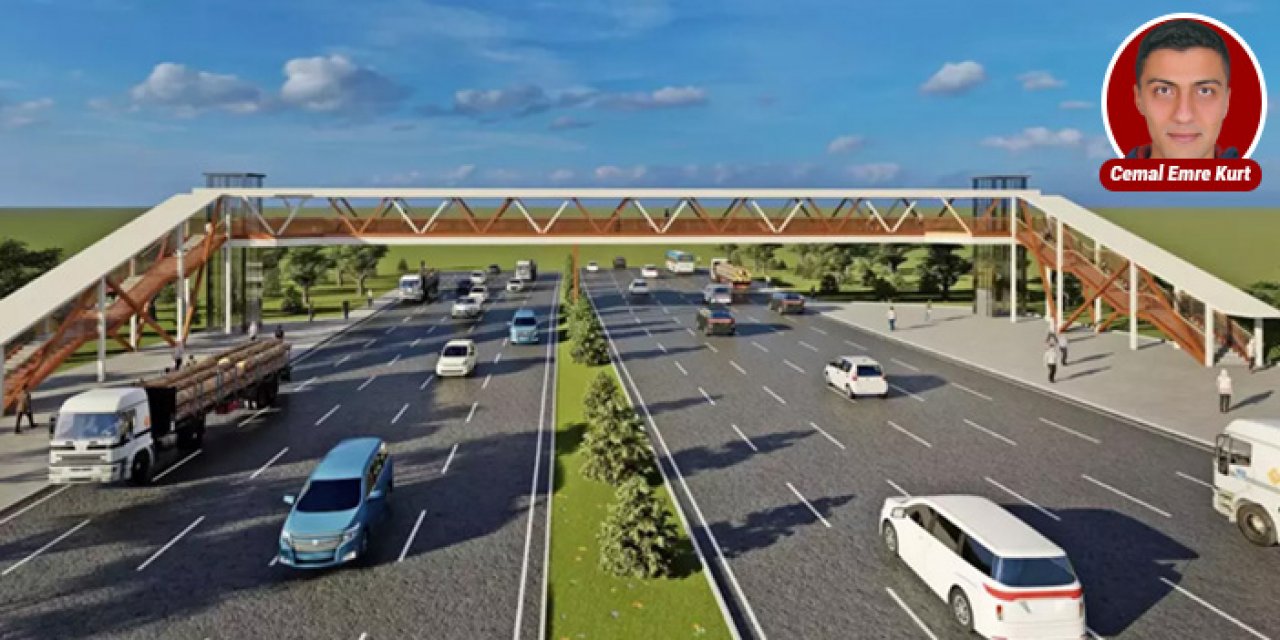 Çankaya’da üst geçit çalışmaları başladı: Vatandaşlar için önlem alındı