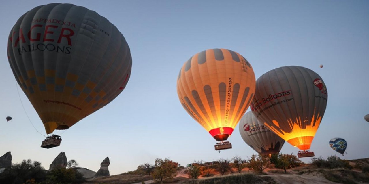 Türkiye sıcak hava balon turizminde rekor kırdı