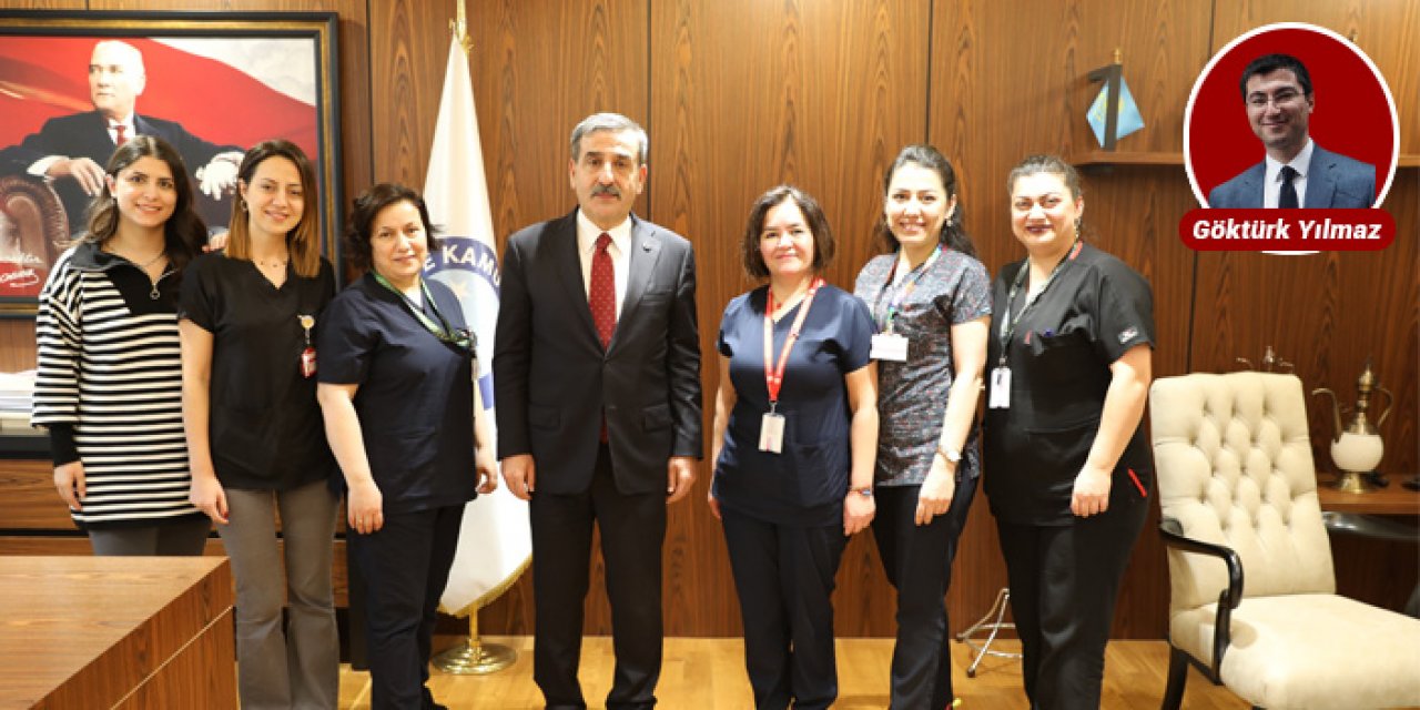 Bilkentli hemşirelerden Türk Sağlık-Sen’e ziyaret