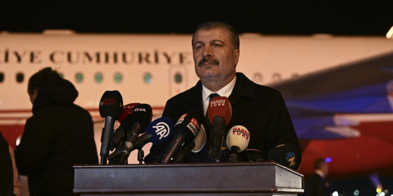 Sağlık Bakanı Fahrettin Koca açıkladı! Gazzeli 85 hasta Türkiye'ye getiriliyor