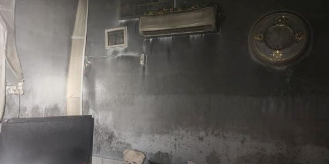 Müstakil evde çıkan yangın evi kullanılamaz hale getirdi