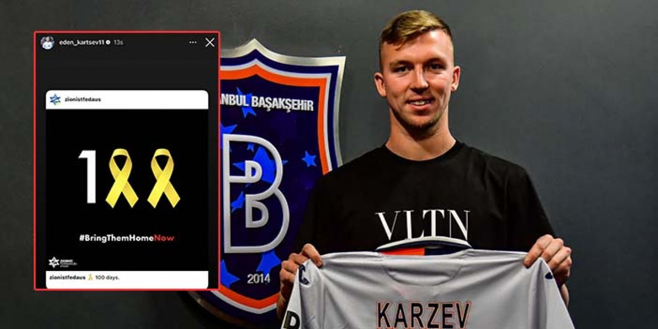 Başakşehirli Karzev de İsrail’e destek verdi