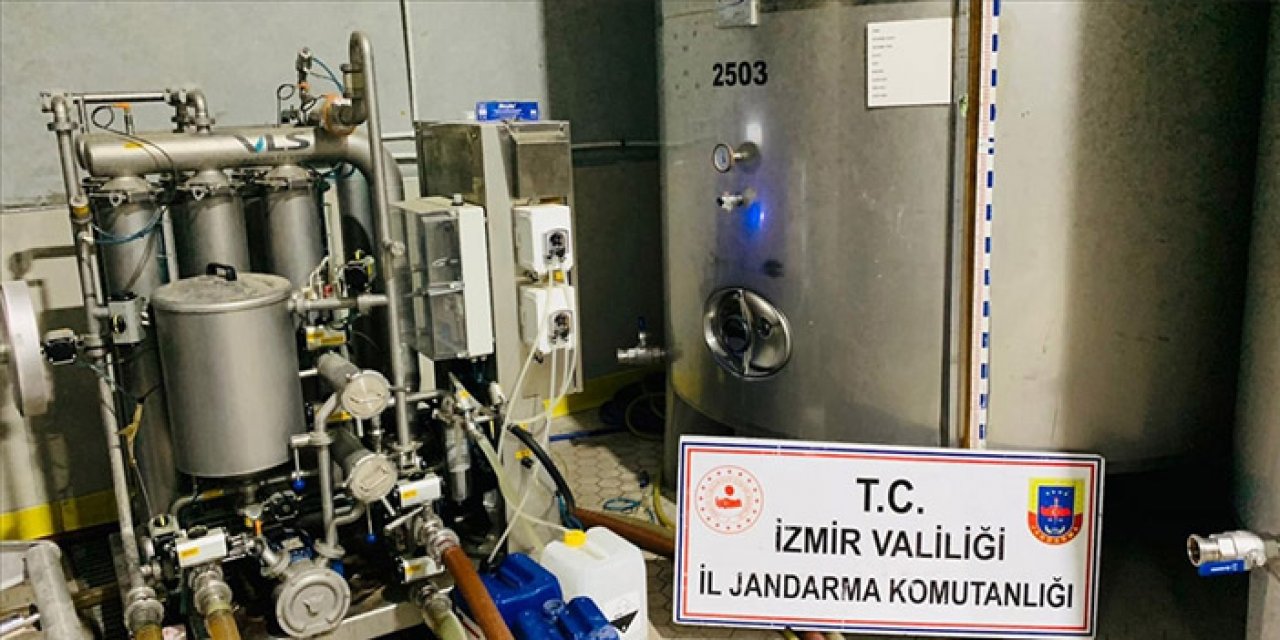 İzmir'de sahte içki operasyonu!