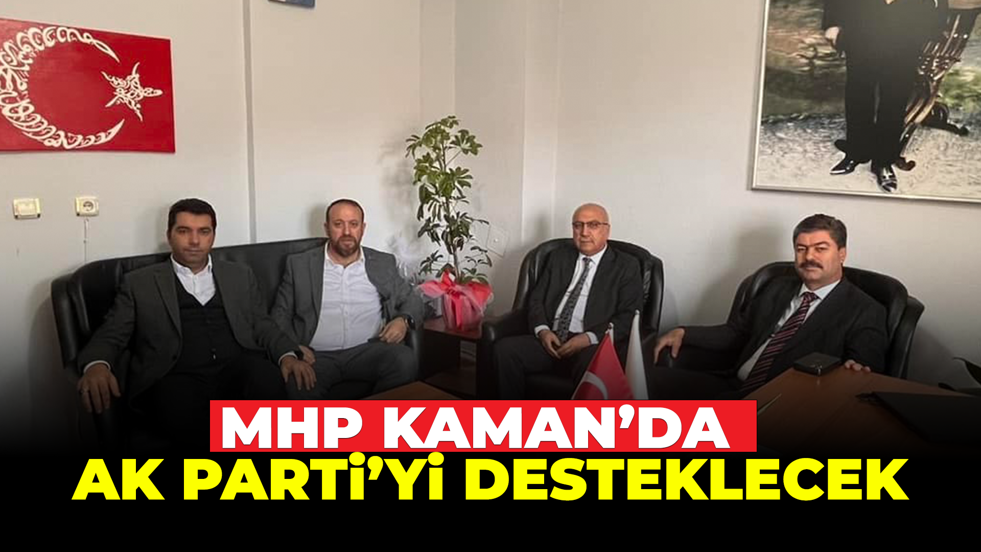 MHP Kaman'da AK Parti'yi destekleyecek