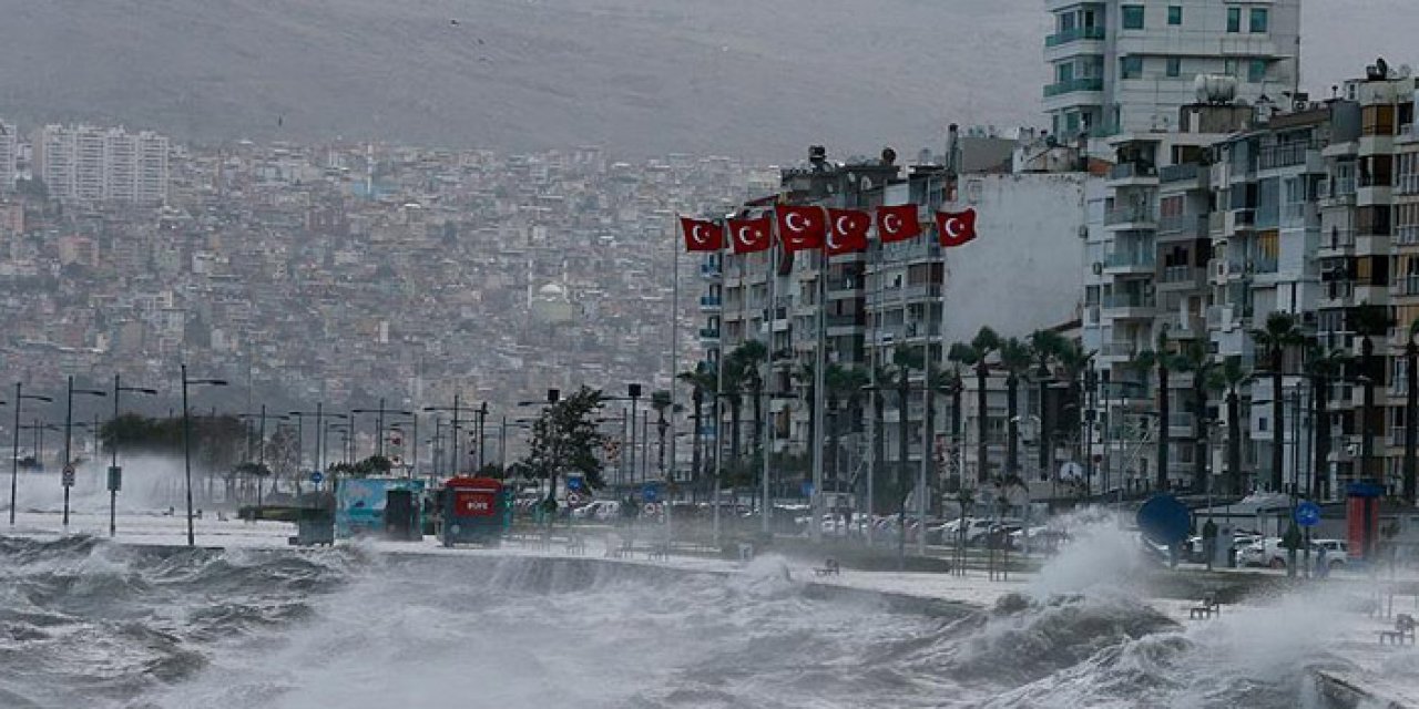 İzmir'de şiddetli fırtına! İşte 5 günlük hava durumu
