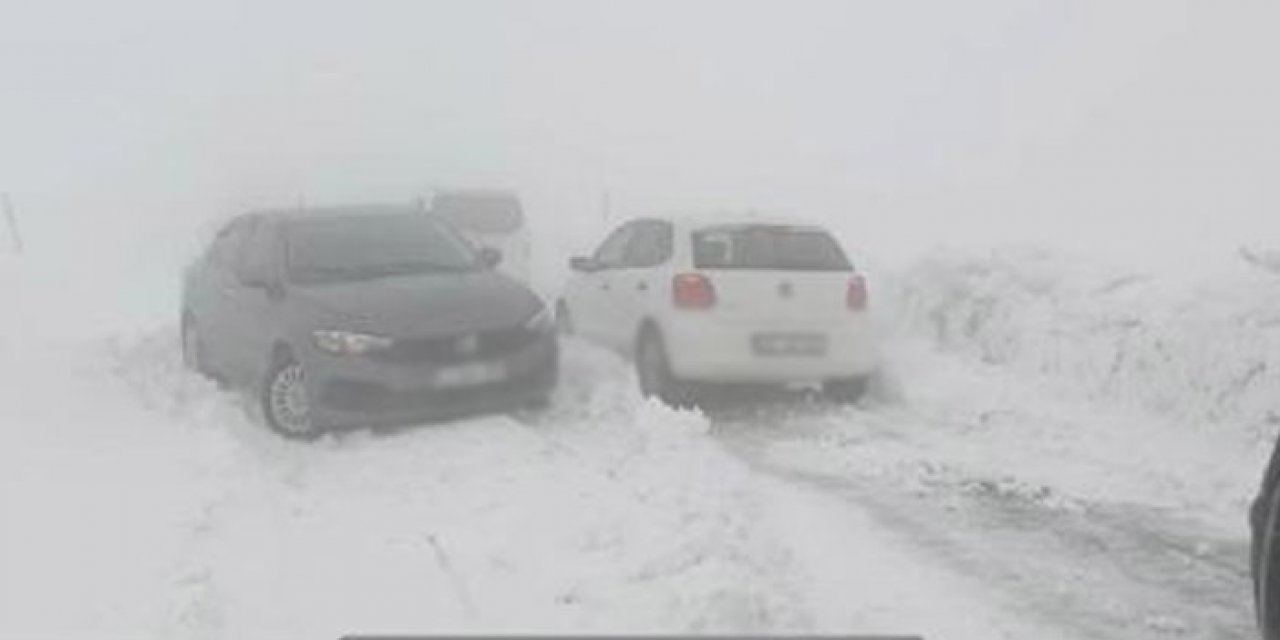 Muş-Mutki kara yolunda mahsur kalan 70 kişi kurtarıldı