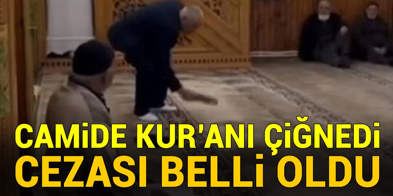 Sivas’ta rezillik: Kuran ayaklar altına alındı