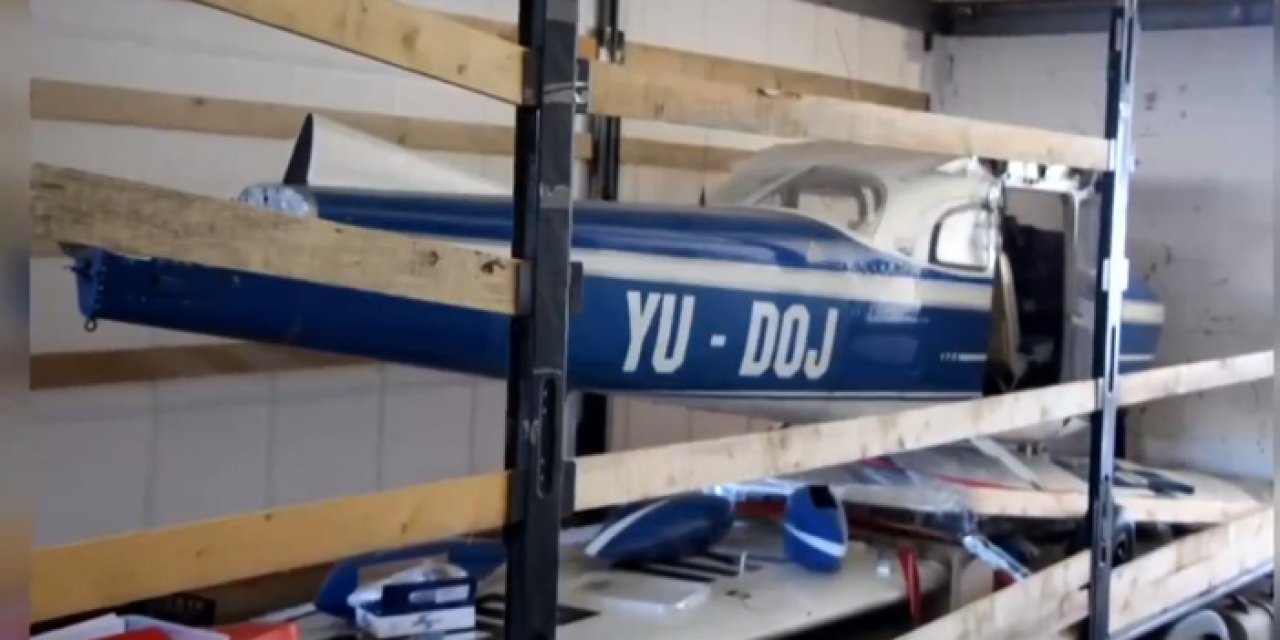 Sınırda ilginç olay: Tırda uçak ele geçirildi