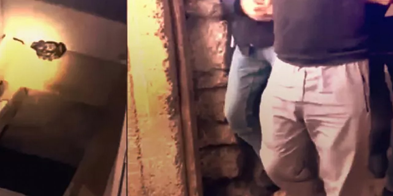 Yatak odasından kömürlüğe kadar tünel: İzmir polisi bile şaşırdı