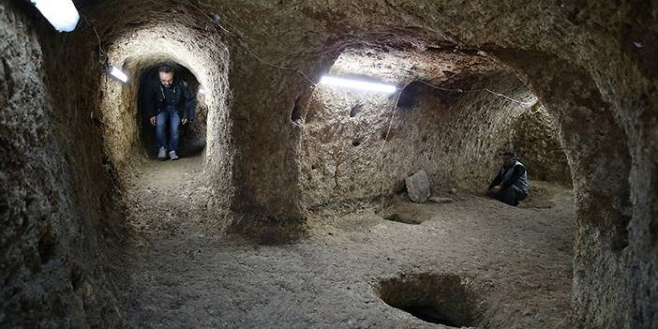 Konya'da yeni keşif! Yer altı şehri bulundu