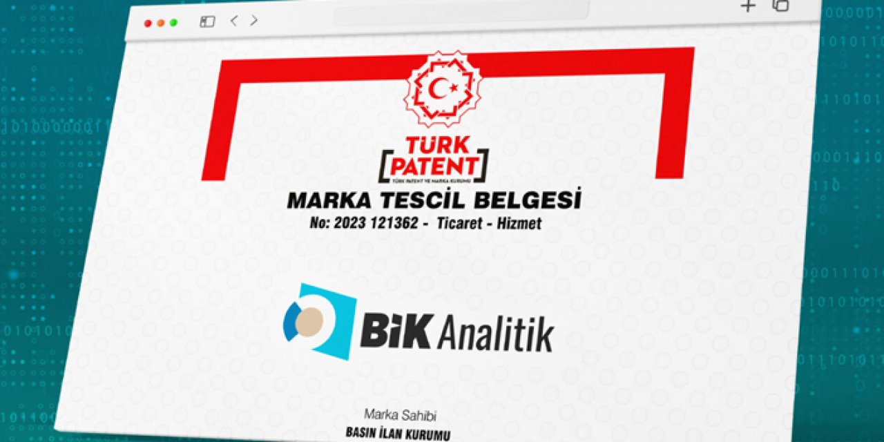 BİK Analitik, Türk Patent tarafından tescillendi