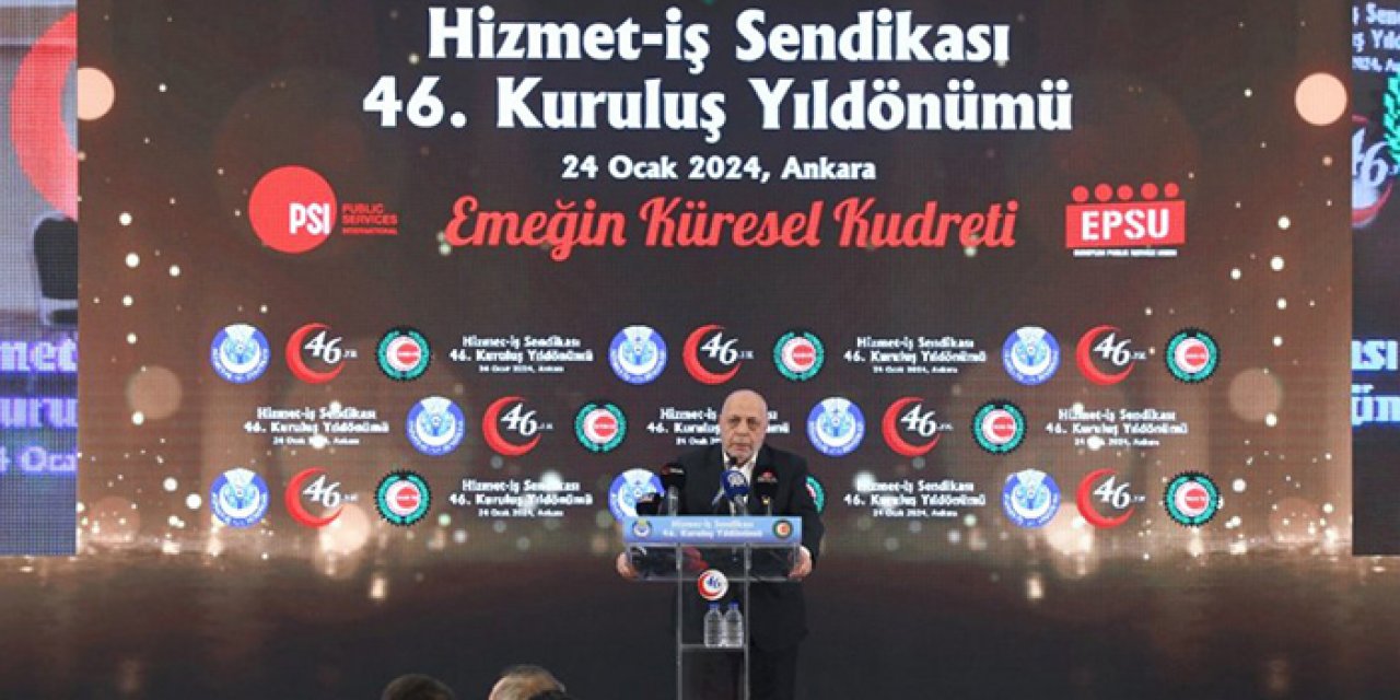HİZMET-İŞ 46. kuruluş yıldönümünü kutladı