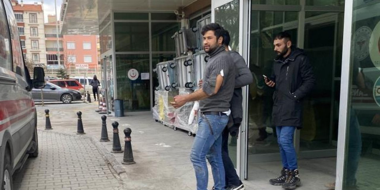 Konya'da facia: Kolunu makineye kaptırdı