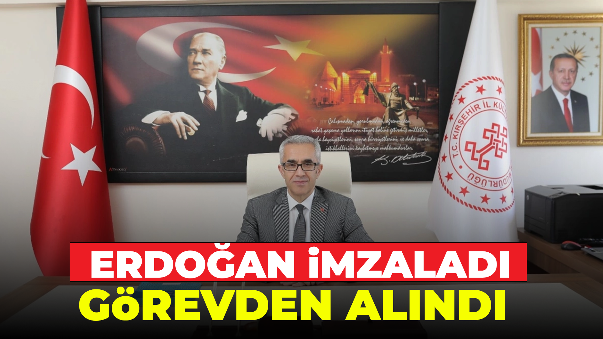 Erdoğan imzaladı: Görevden alındı...