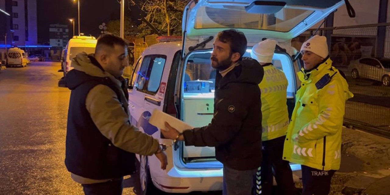 Polisten kaçan alkollü sürücü kaza yaptı