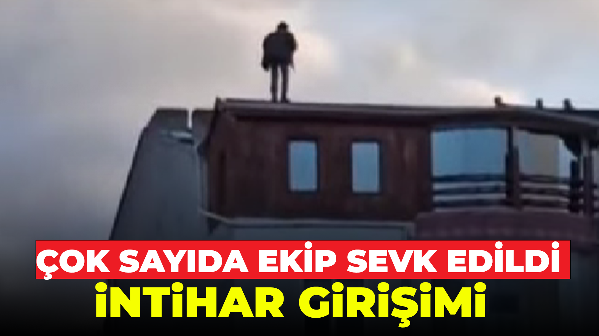 Kırşehir'de intihar girişimi!