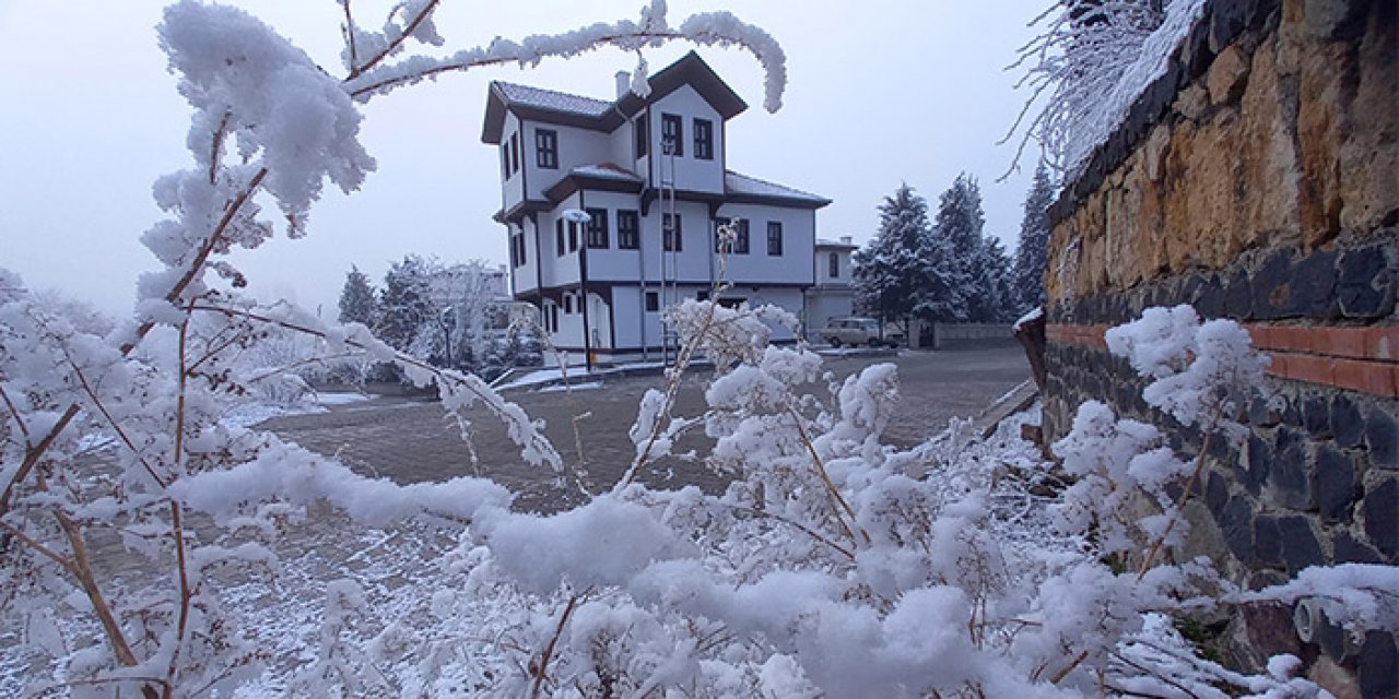 Beypazarı beyaza büründü