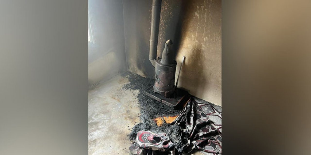 Sobadan çıkan yangında 2 kardeş zehirlendi: 1 ölü