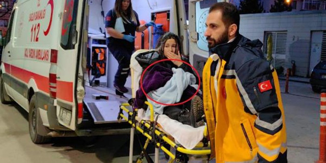 Ağlayan bebeğiyle ilgilenirken yoldaki çocuklara çarptı: 4 yaralı