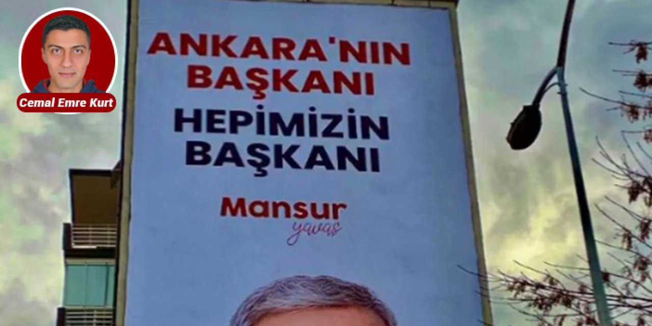 Ankara’da dikkat çeken tanıtım: Eski ülkücülerden partisiz seçim afişi