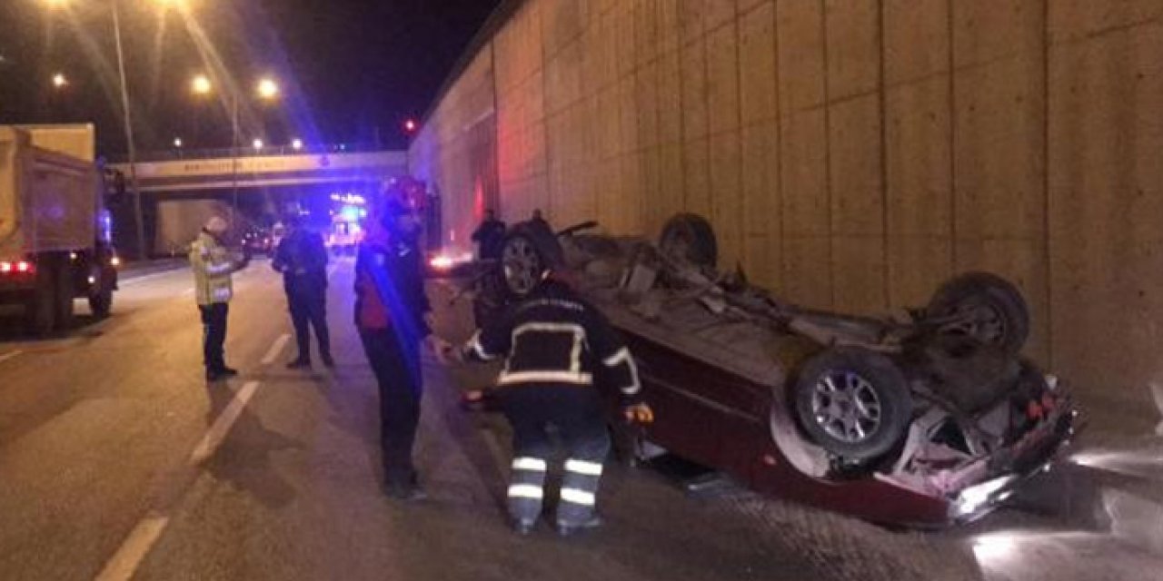 Çorum'da feci kaza: 1 ölü, 3 yaralı