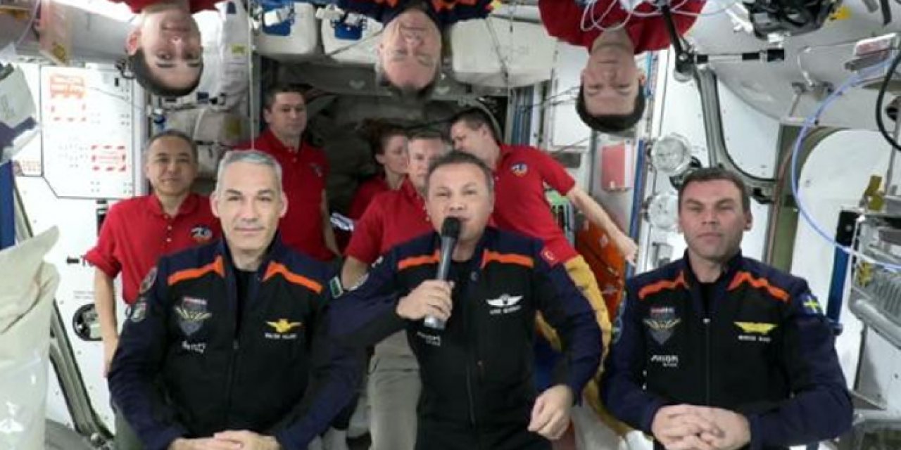 Alper Gezeravcı dünyaya dönüyor: Uzay görevini tamamladı