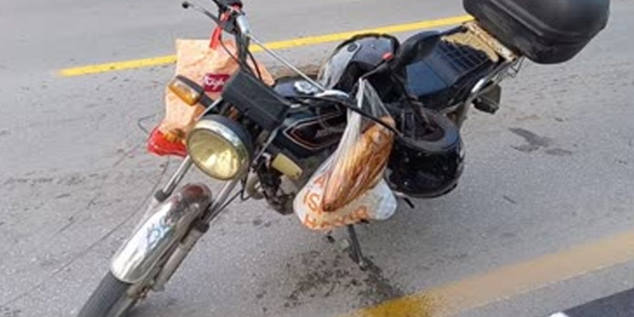 Manisa'da dehşet kaza: Motosiklet tırla çarpıştı