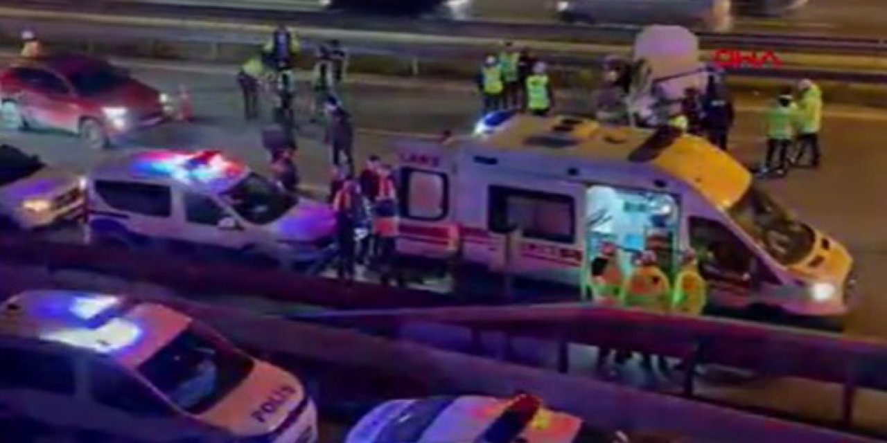 Otoyola giren köpek zincirleme kazaya neden oldu