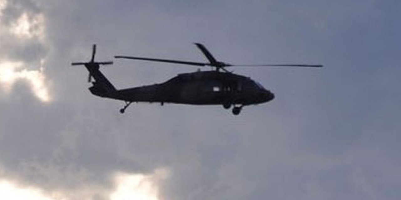 Askeri helikopter düştü: 2 şehit, 1 yaralı