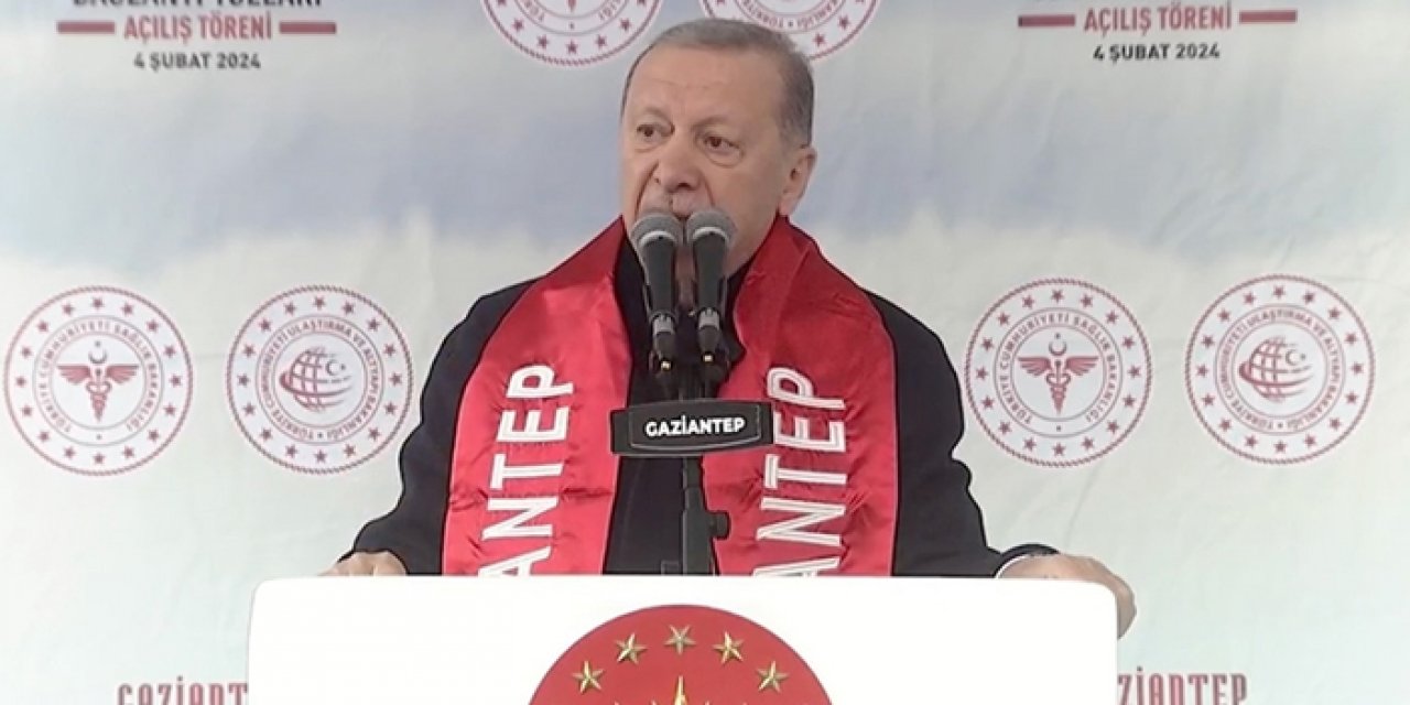 Cumhurbaşkanı Erdoğan Gaziantep'te konuştu: Burası bölgenin çekim merkezi olacak