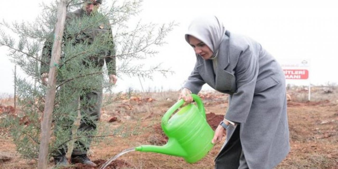 Deprem Şehitleri için ilk fidan dikildi