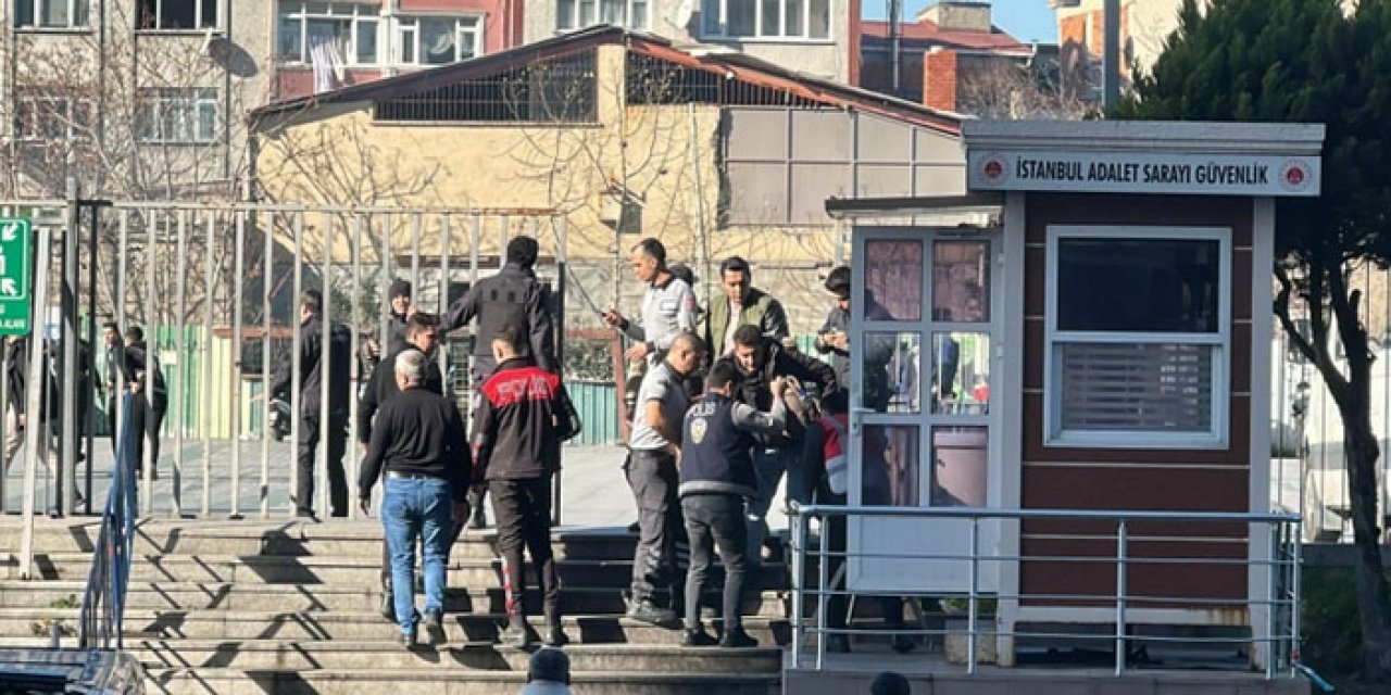 Adliye önünde silahlar patladı: Giriş-çıkışlar kapatıldı