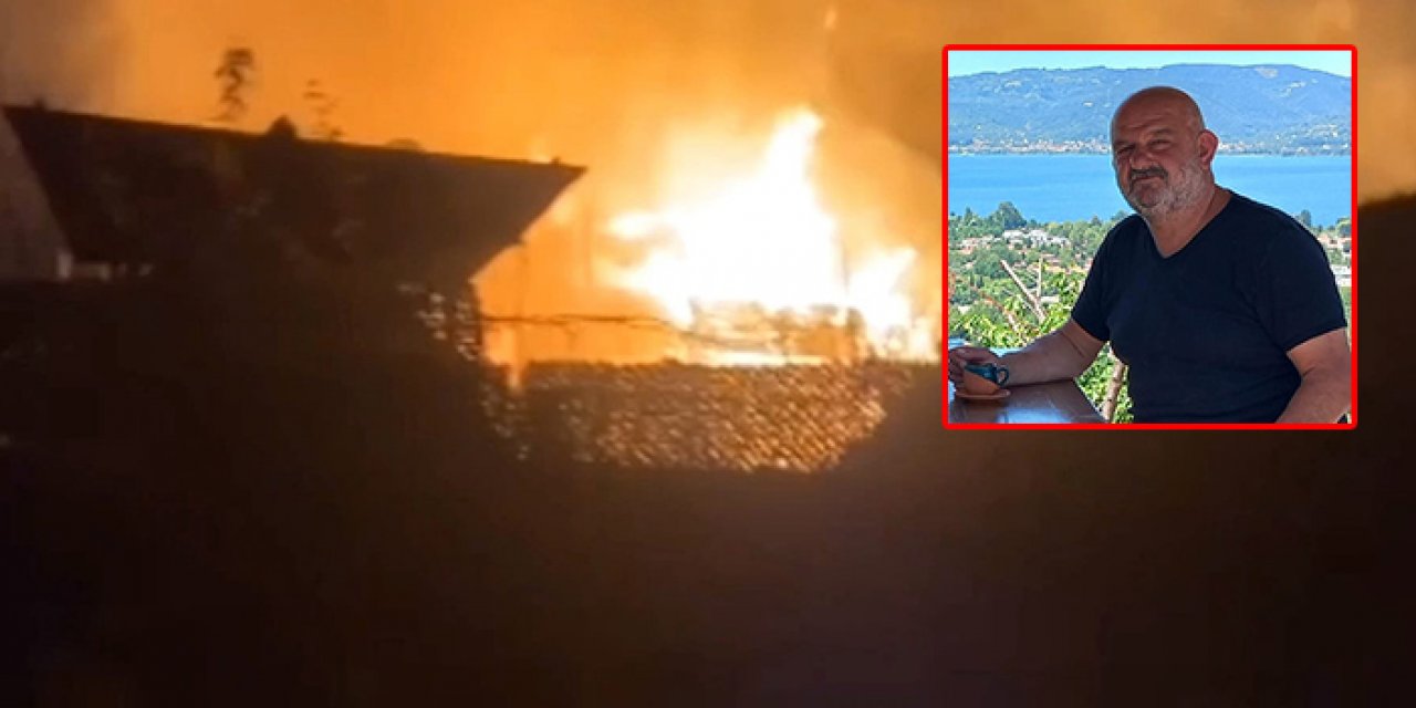 İşlettiği bungalovda çıkan yangında can verdi!