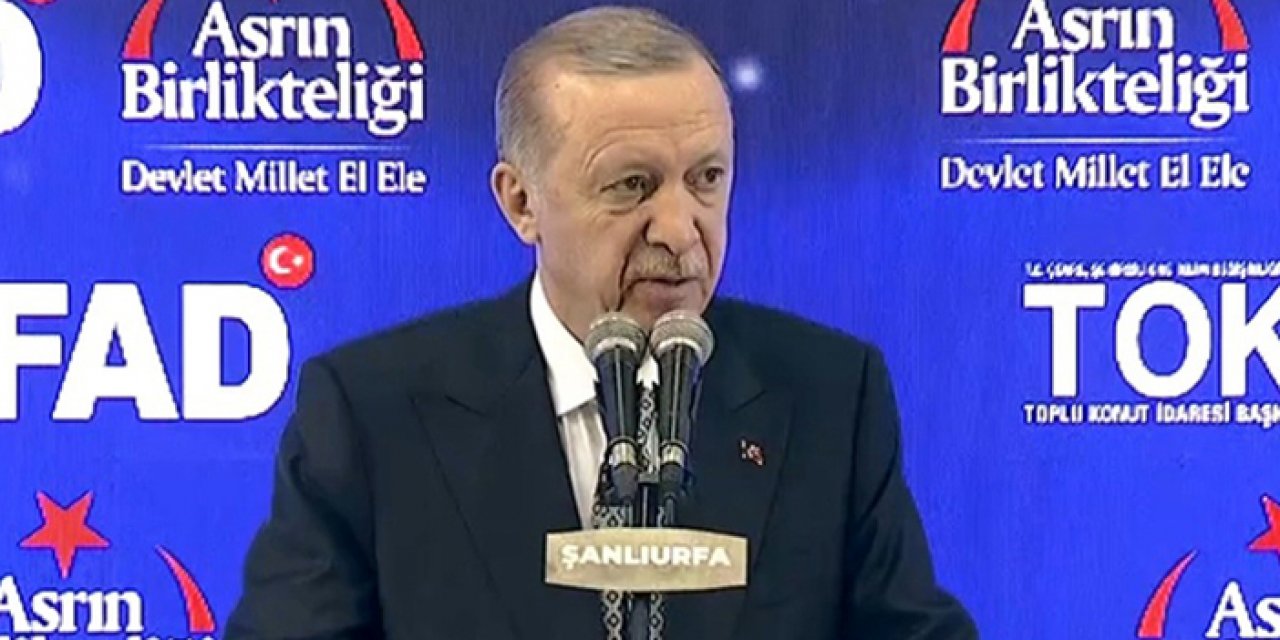 Cumhurbaşkanı Erdoğan deprem konutları teslim töreninde konuştu