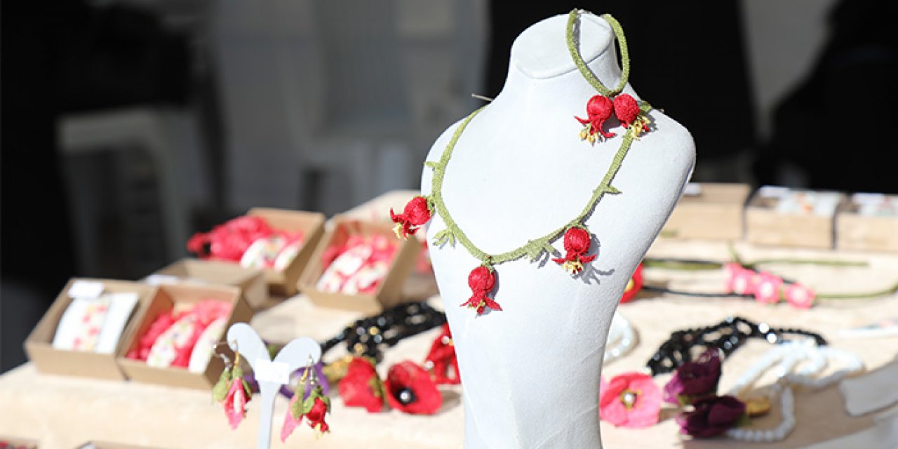 Ankara'da anlamlı sergi: Kadınların el emeği ürünleri sergilendi