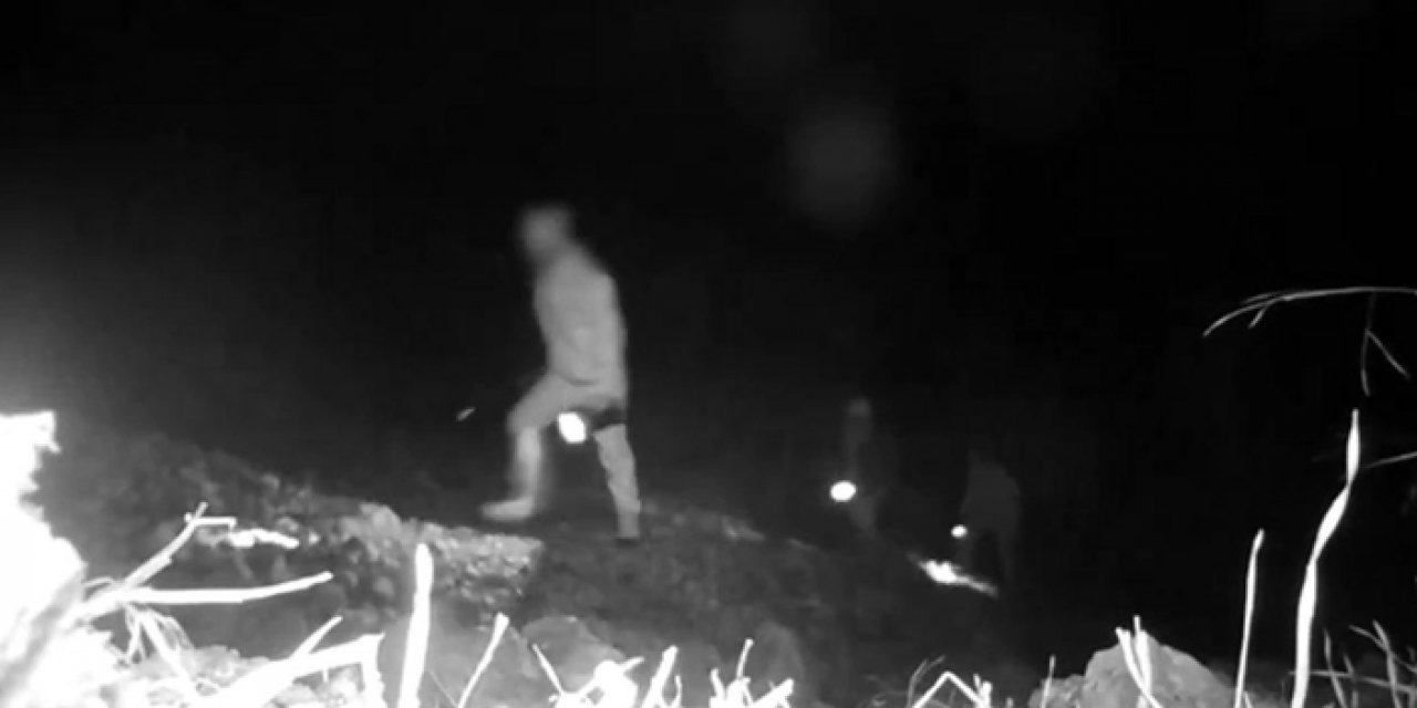 Fotokapanlar bu kez kaçak avcı yakaladı