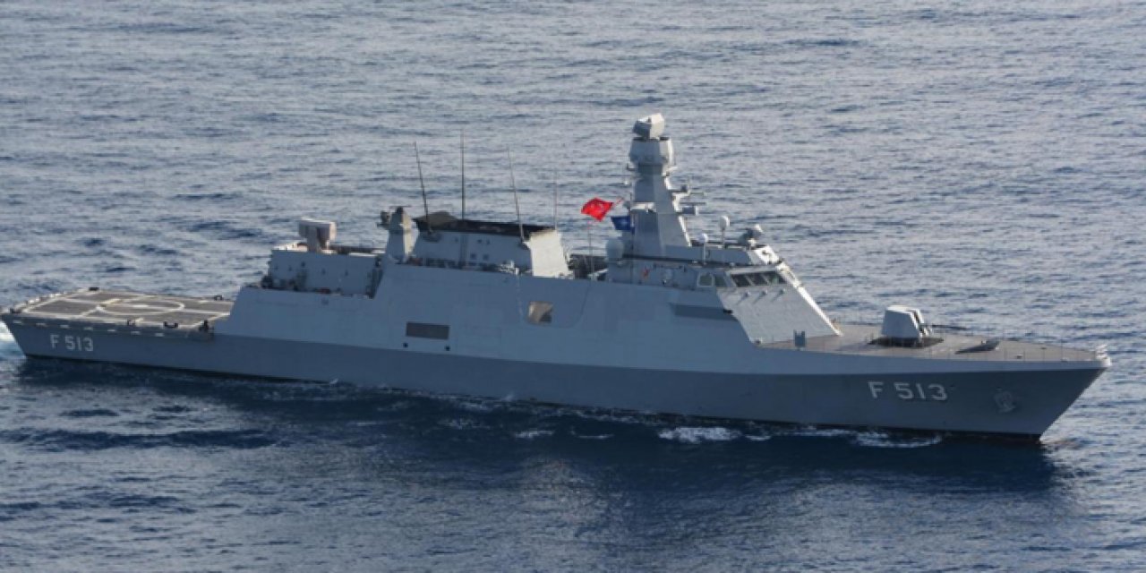 TCG Burgazada Doğu Akdeniz'de göreve başladı