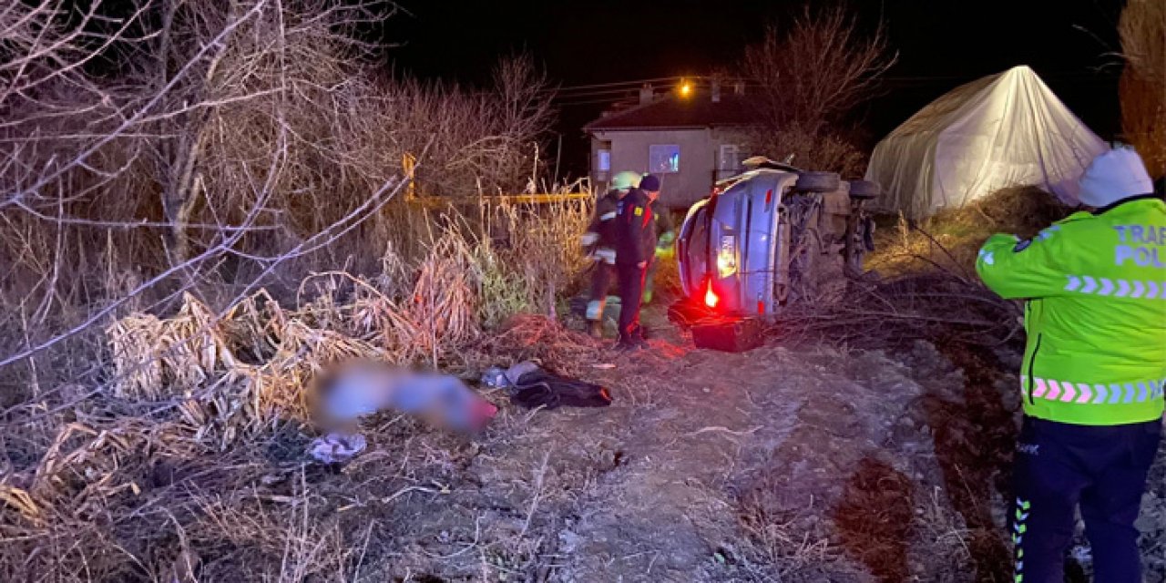 Konya'da feci kaza: 1'i bebek 3 kişi hayatını kaybetti