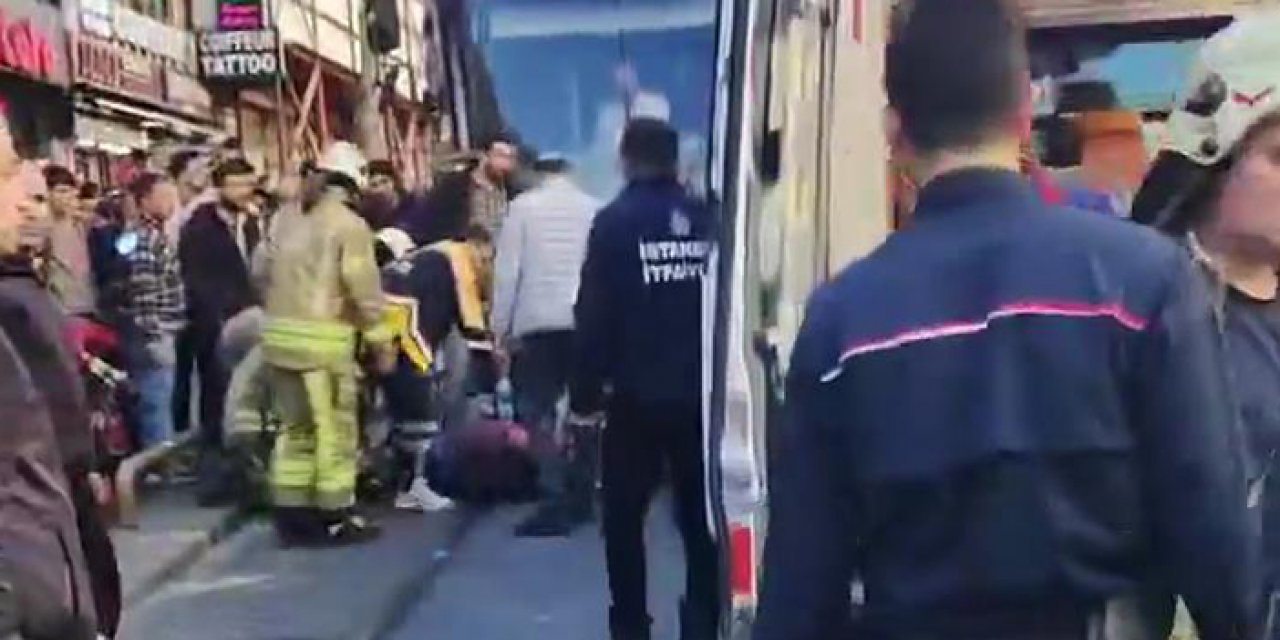 İstanbul'da yayaya tramvay çarptı