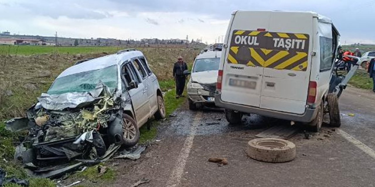 Şanlıurfa'da zincirleme kaza: 6 yaralı