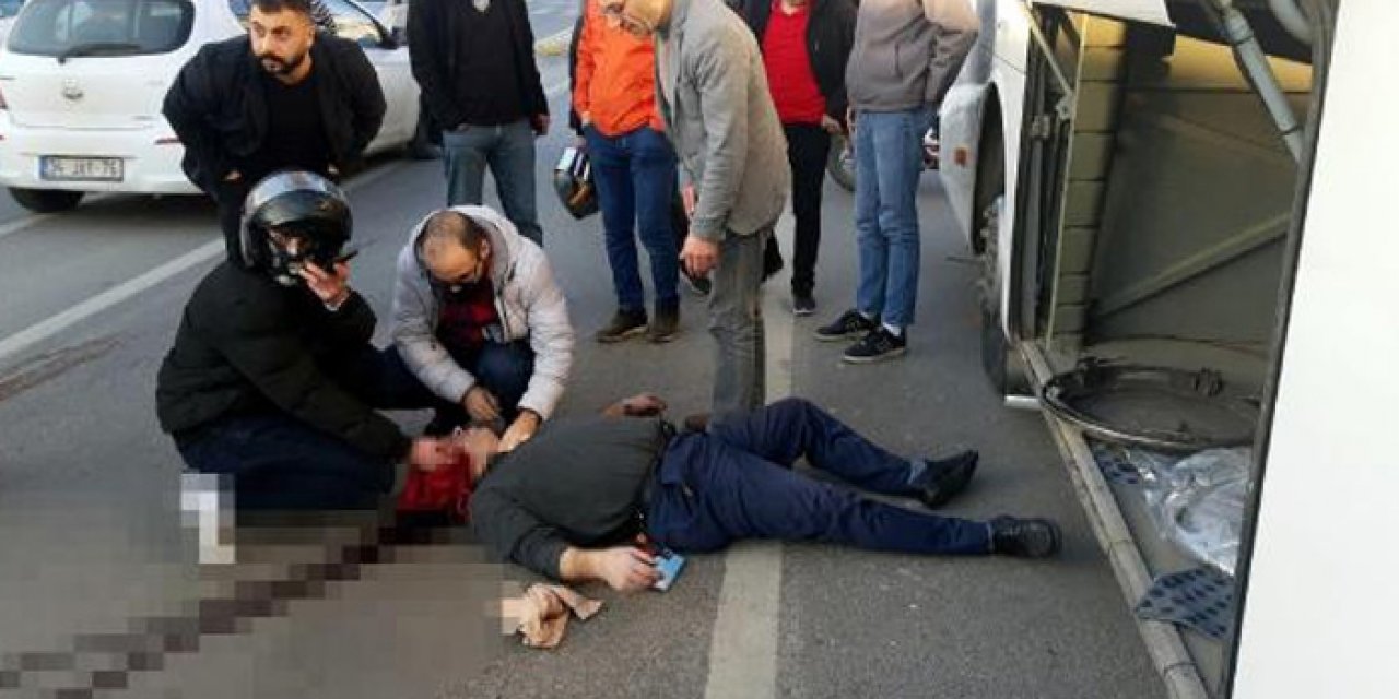 Otobüs şoförü silahlı saldırıya uğradı