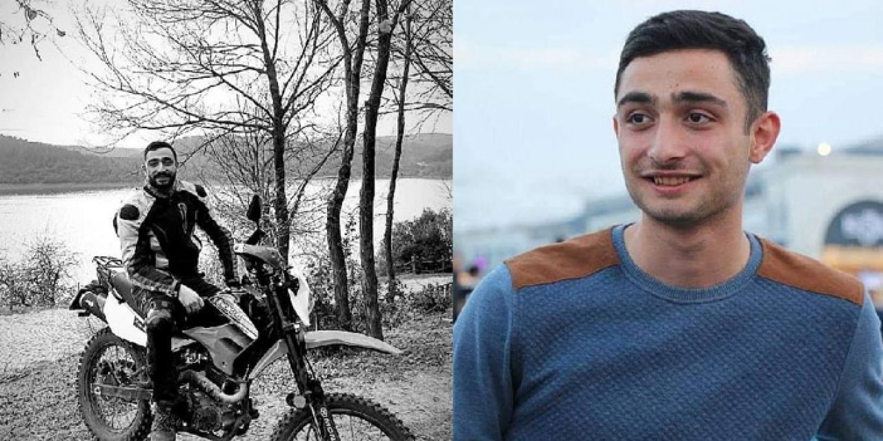Motosiklet sürücüsünün acı ölümü