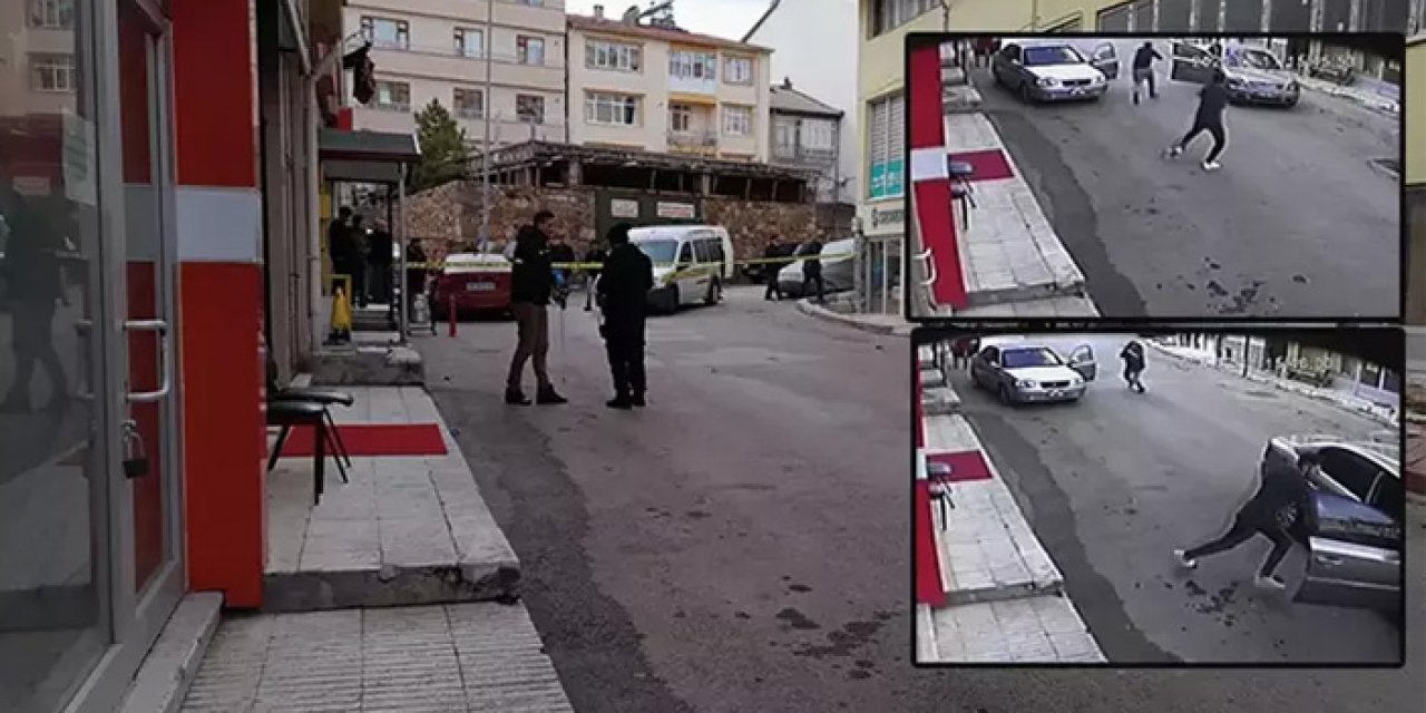 Konya'da husumetlisini silahla yaraladı! O anlar kamerada