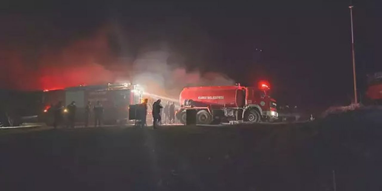 Çorum’da işçilerin kaldığı konteynerde yangın çıktı