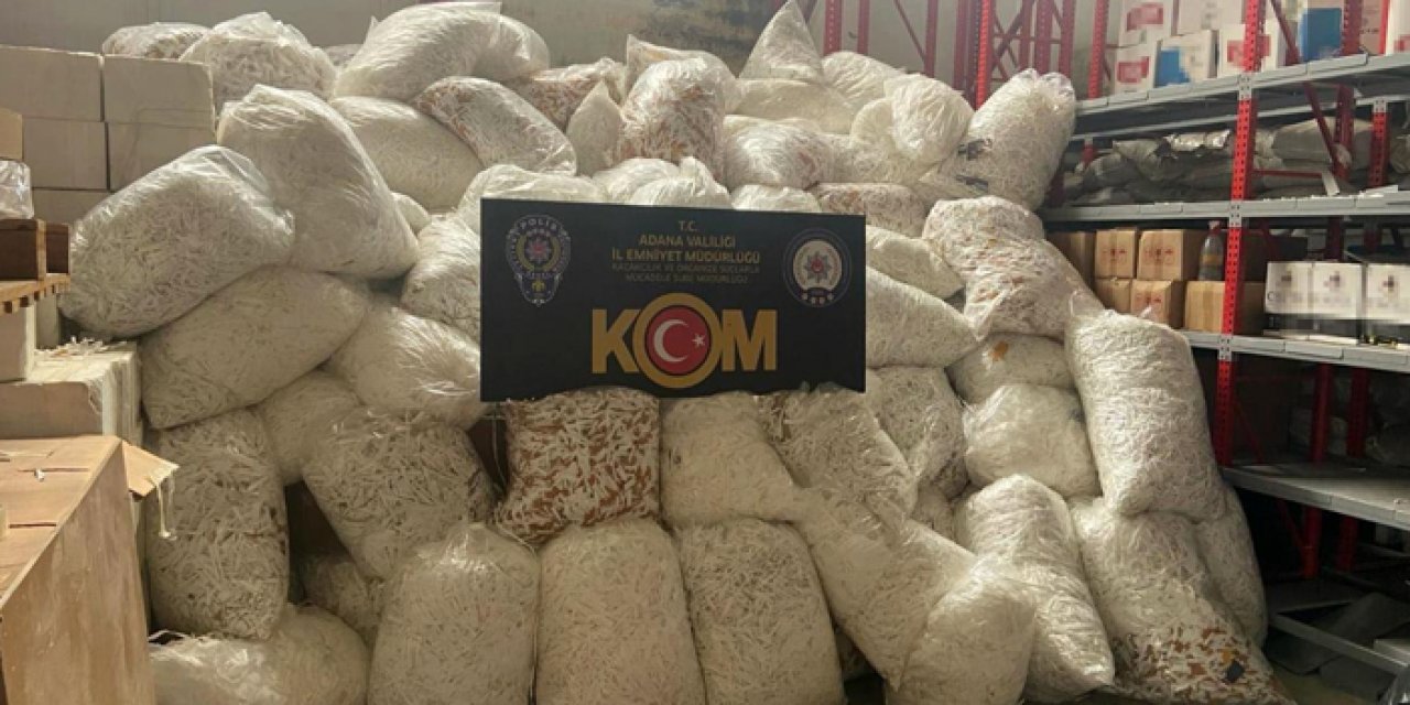 Adana’da sigara kaçakçılığına büyük engel: 22 milyon 500 bin makaron yakalandı