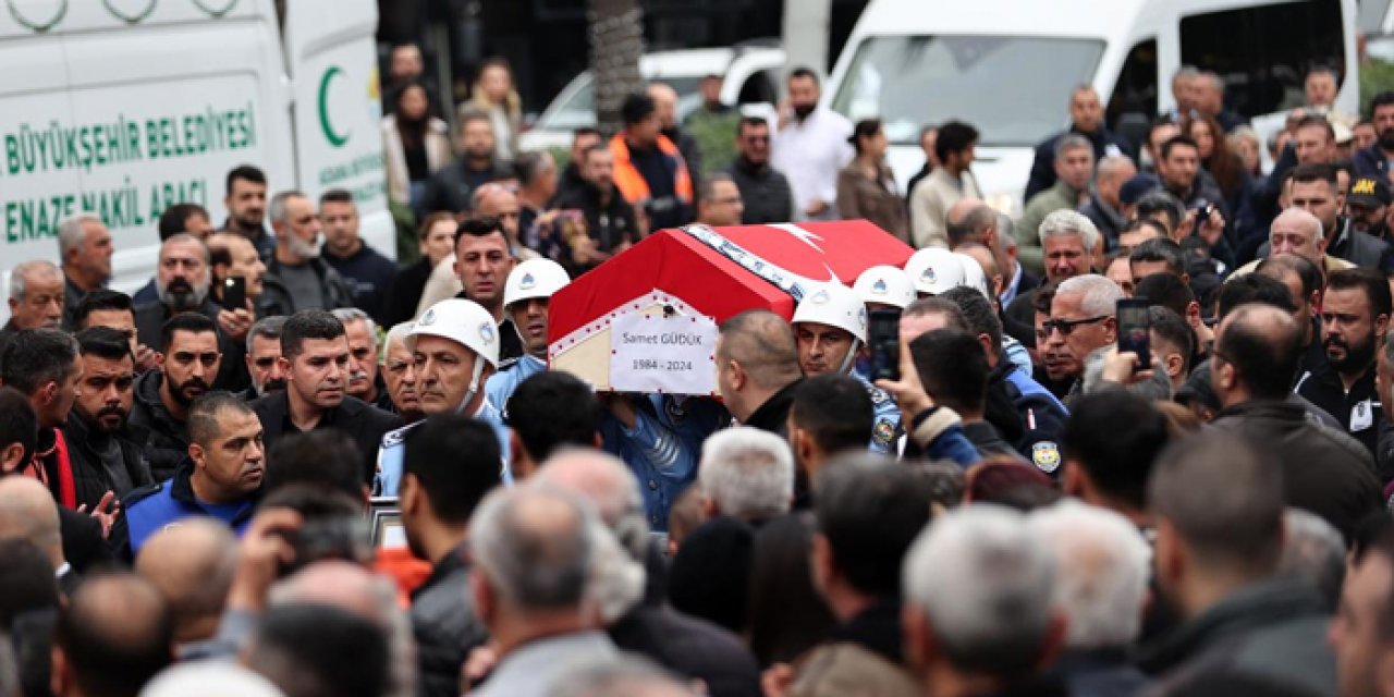 Adana’da ölen Samet Güdük son yolculuğuna uğurlandı