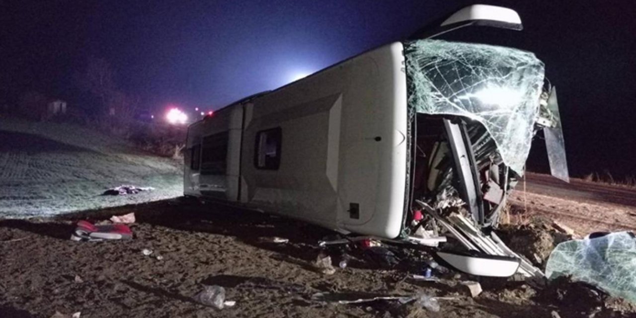 Yozgat’ta otobüs kazası: 1 ölü, 18 yaralı