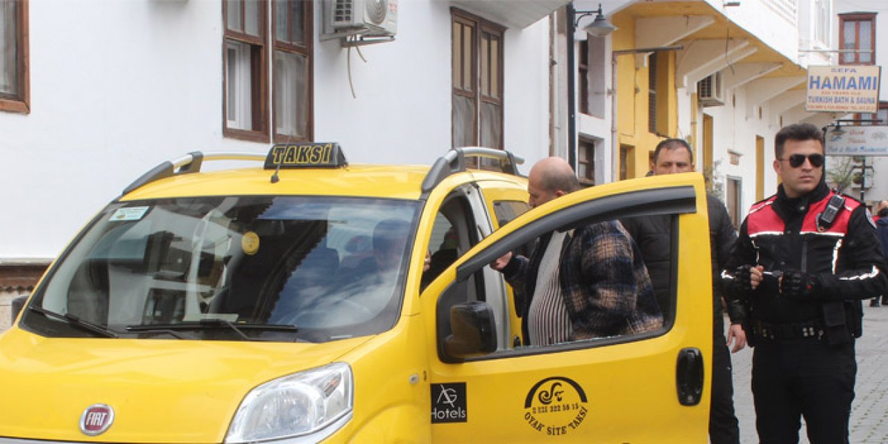 Yol verme tartışması! Taksici kurşun yağdırdı