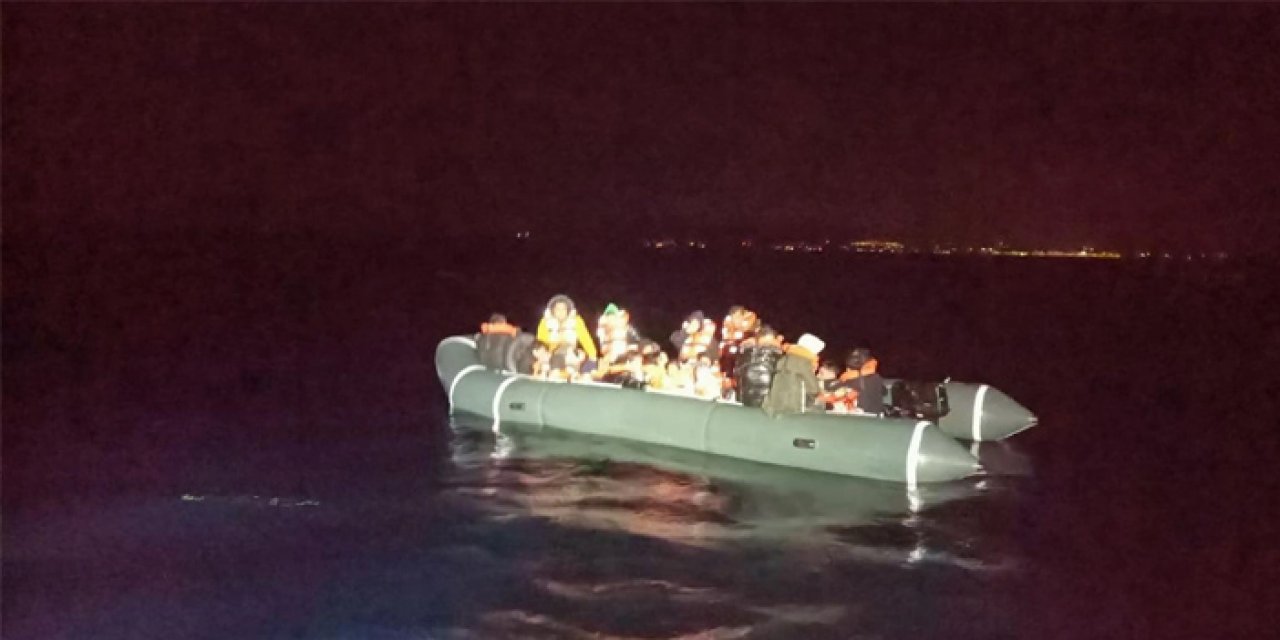İzmir'de Yunanistan tarafından itilen düzensiz göçmenler kurtarıldı